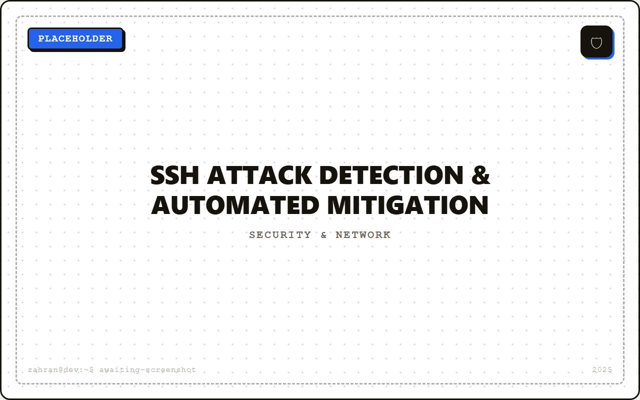 SSH Attack Detection & Automated Mitigation